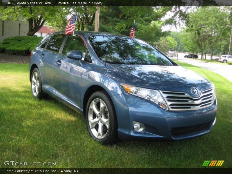 Tropical Sea Metallic / Ivory 2009 Toyota Venza V6 AWD