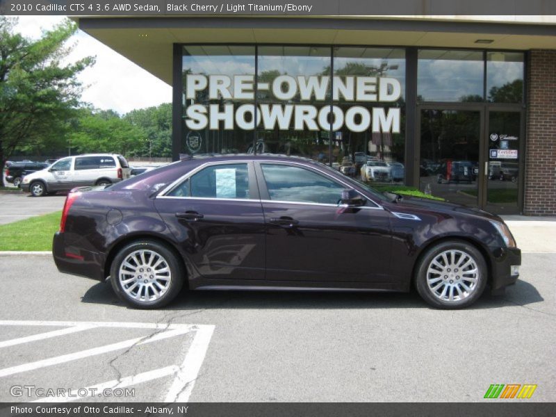 Black Cherry / Light Titanium/Ebony 2010 Cadillac CTS 4 3.6 AWD Sedan
