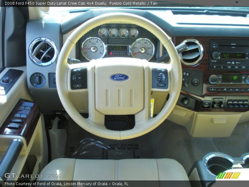 Dashboard of 2008 F450 Super Duty Lariat Crew Cab 4x4 Dually