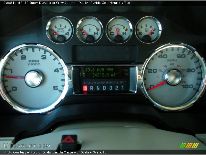  2008 F450 Super Duty Lariat Crew Cab 4x4 Dually Lariat Crew Cab 4x4 Dually Gauges