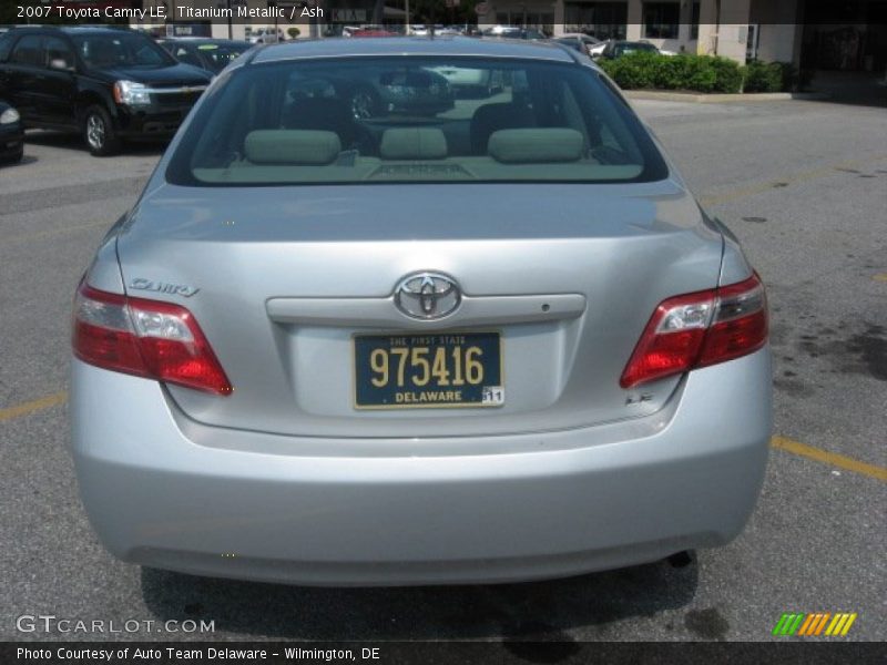 Titanium Metallic / Ash 2007 Toyota Camry LE