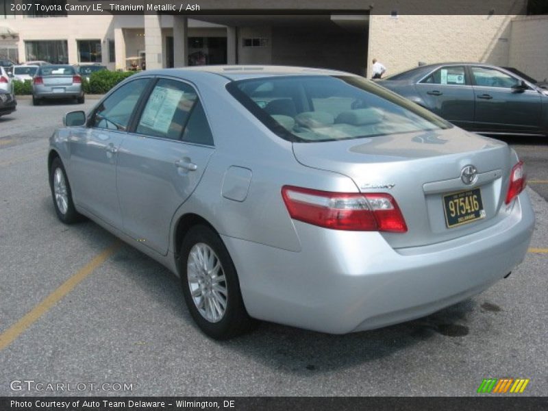 Titanium Metallic / Ash 2007 Toyota Camry LE