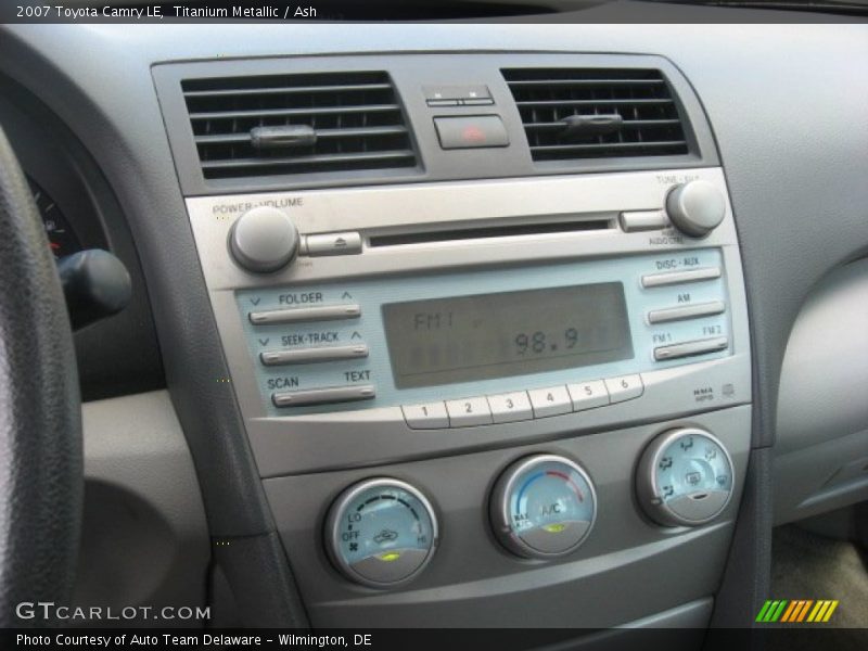Titanium Metallic / Ash 2007 Toyota Camry LE