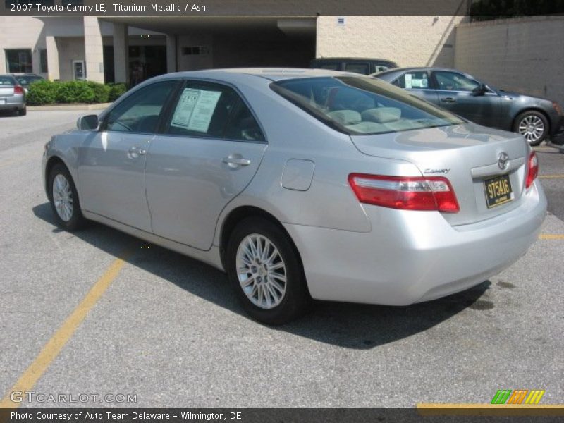 Titanium Metallic / Ash 2007 Toyota Camry LE