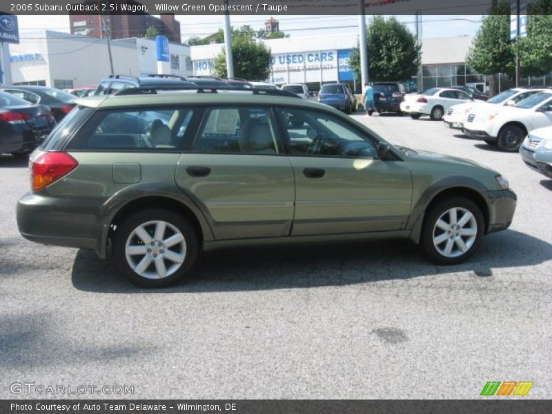 Willow Green Opalescent / Taupe 2006 Subaru Outback 2.5i Wagon