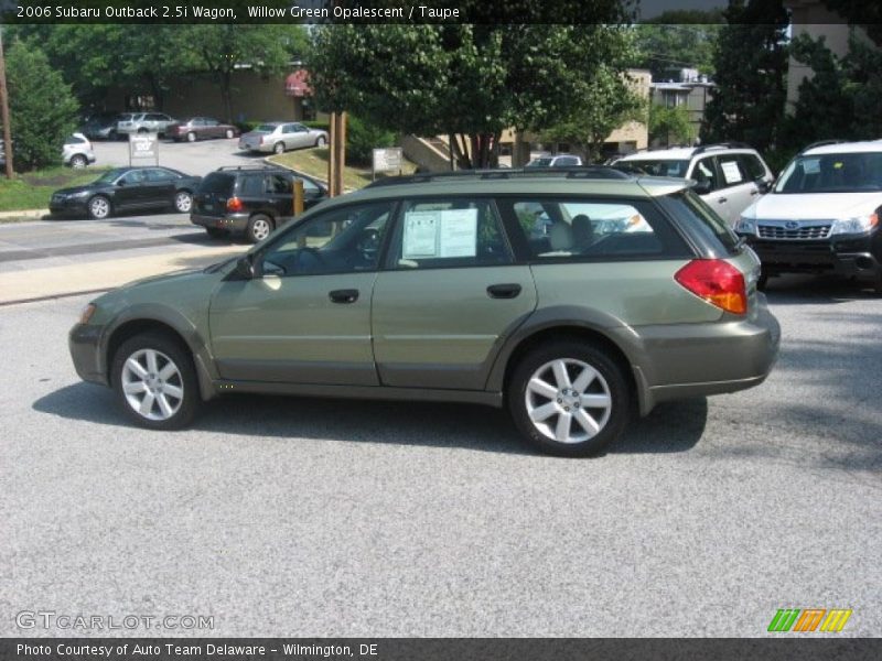 Willow Green Opalescent / Taupe 2006 Subaru Outback 2.5i Wagon
