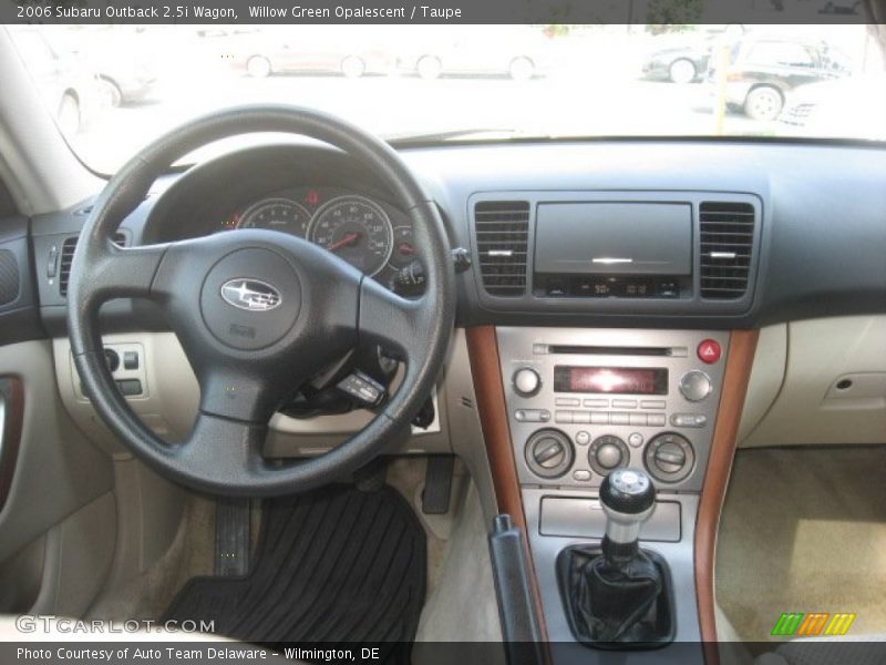 Willow Green Opalescent / Taupe 2006 Subaru Outback 2.5i Wagon