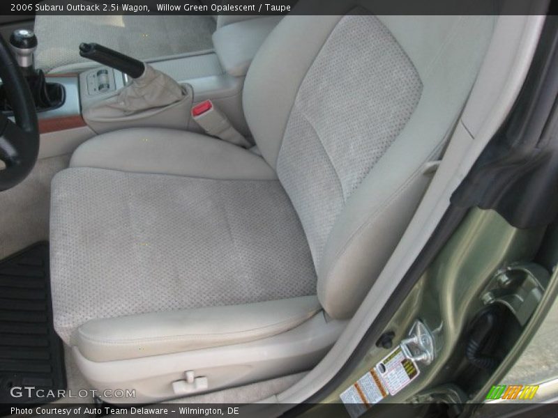 Willow Green Opalescent / Taupe 2006 Subaru Outback 2.5i Wagon