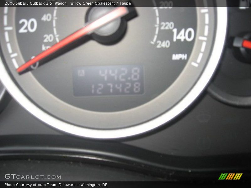 Willow Green Opalescent / Taupe 2006 Subaru Outback 2.5i Wagon