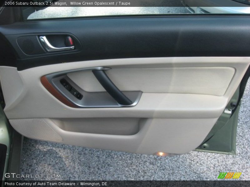 Willow Green Opalescent / Taupe 2006 Subaru Outback 2.5i Wagon