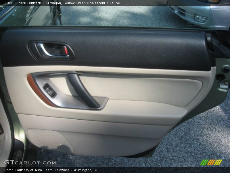Willow Green Opalescent / Taupe 2006 Subaru Outback 2.5i Wagon