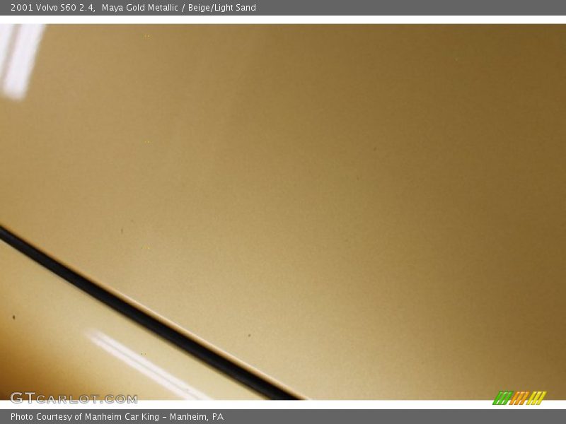 Maya Gold Metallic / Beige/Light Sand 2001 Volvo S60 2.4