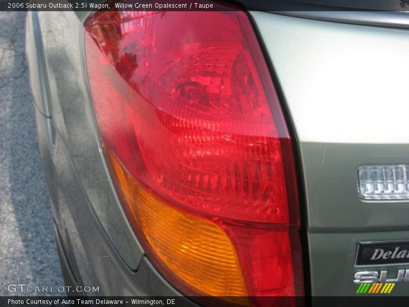 Willow Green Opalescent / Taupe 2006 Subaru Outback 2.5i Wagon