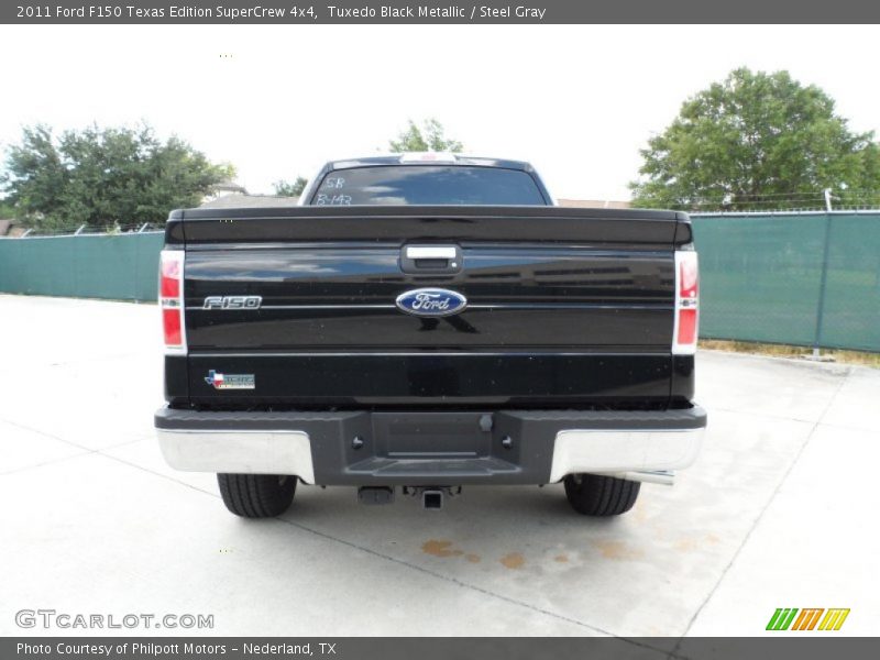 Tuxedo Black Metallic / Steel Gray 2011 Ford F150 Texas Edition SuperCrew 4x4