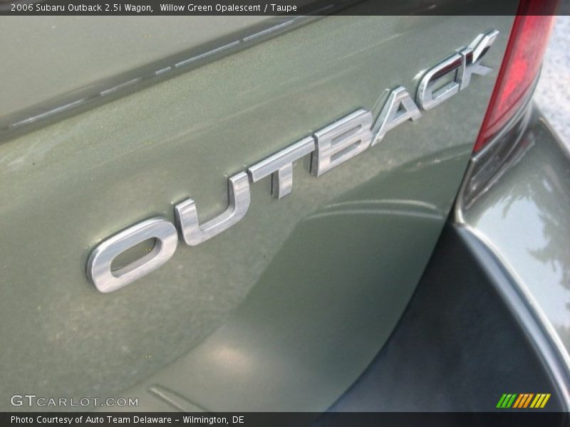 Willow Green Opalescent / Taupe 2006 Subaru Outback 2.5i Wagon