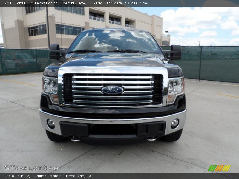 Tuxedo Black Metallic / Steel Gray 2011 Ford F150 Texas Edition SuperCrew 4x4