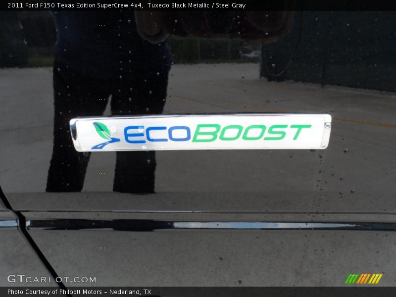 Tuxedo Black Metallic / Steel Gray 2011 Ford F150 Texas Edition SuperCrew 4x4