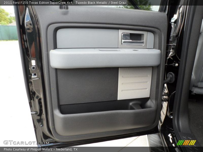 Tuxedo Black Metallic / Steel Gray 2011 Ford F150 Texas Edition SuperCrew 4x4