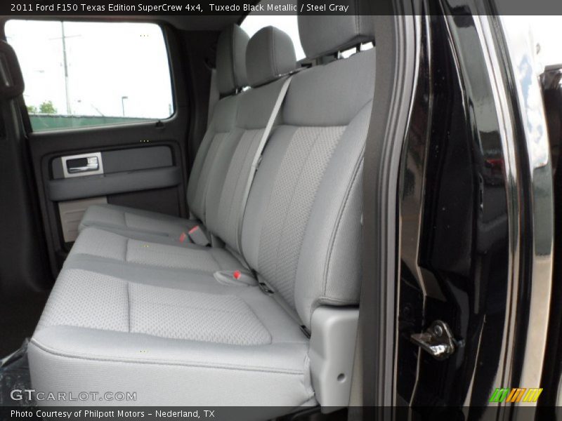 Tuxedo Black Metallic / Steel Gray 2011 Ford F150 Texas Edition SuperCrew 4x4