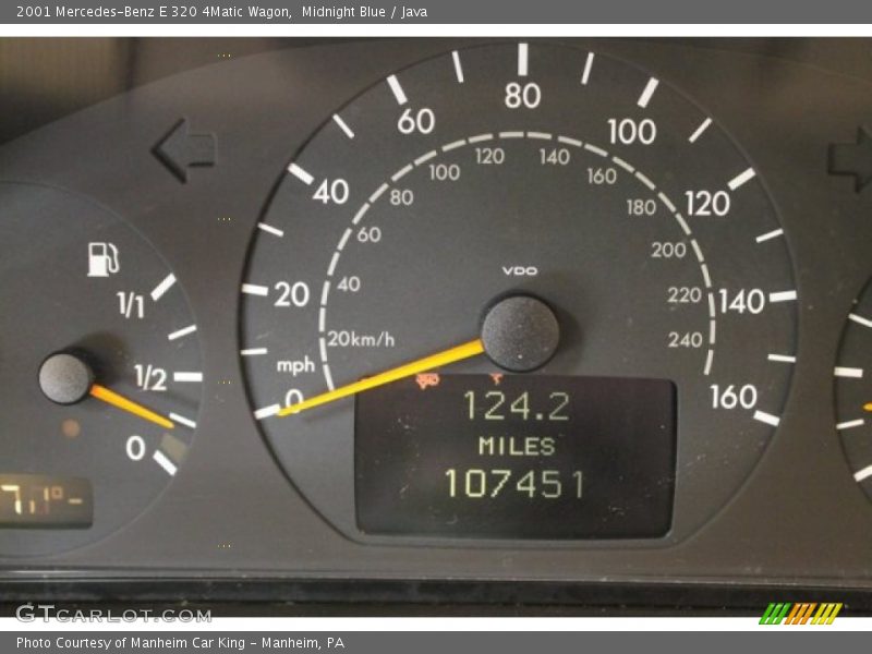 Midnight Blue / Java 2001 Mercedes-Benz E 320 4Matic Wagon