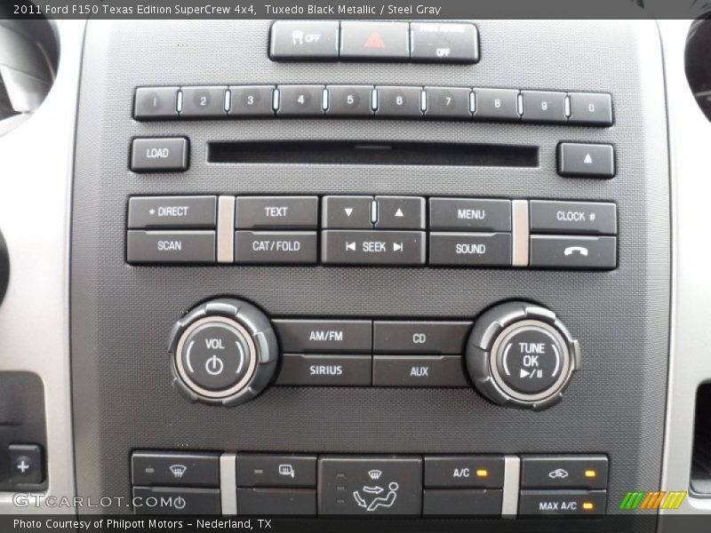Tuxedo Black Metallic / Steel Gray 2011 Ford F150 Texas Edition SuperCrew 4x4