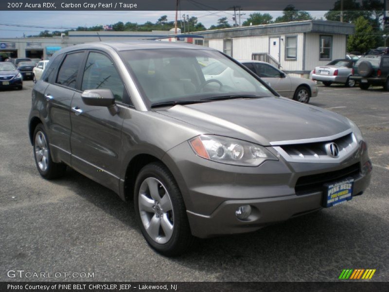 Carbon Gray Pearl / Taupe 2007 Acura RDX