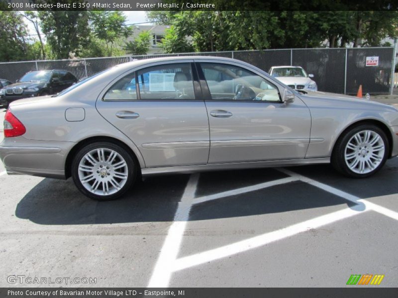 Pewter Metallic / Cashmere 2008 Mercedes-Benz E 350 4Matic Sedan
