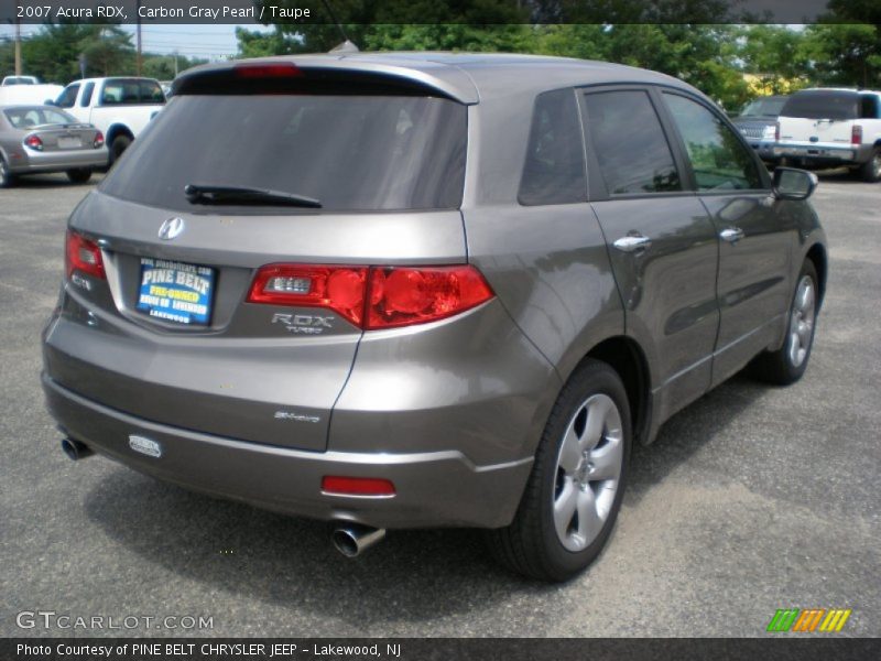 Carbon Gray Pearl / Taupe 2007 Acura RDX