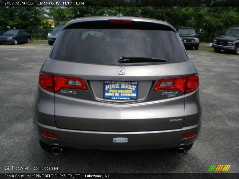 Carbon Gray Pearl / Taupe 2007 Acura RDX