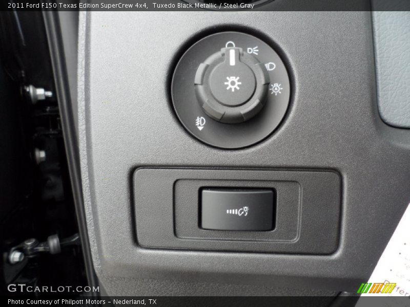 Tuxedo Black Metallic / Steel Gray 2011 Ford F150 Texas Edition SuperCrew 4x4