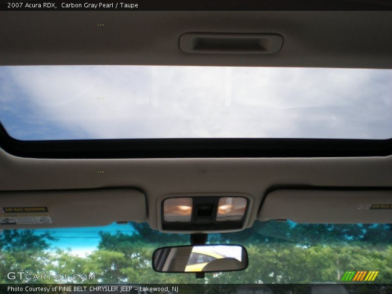 Carbon Gray Pearl / Taupe 2007 Acura RDX