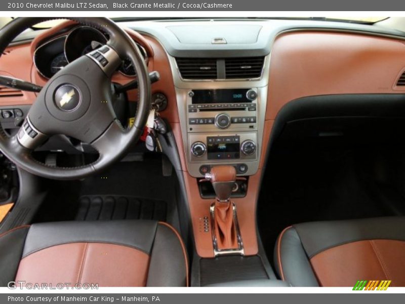 Black Granite Metallic / Cocoa/Cashmere 2010 Chevrolet Malibu LTZ Sedan