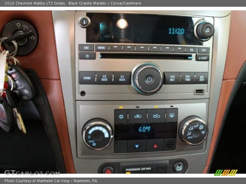 Black Granite Metallic / Cocoa/Cashmere 2010 Chevrolet Malibu LTZ Sedan