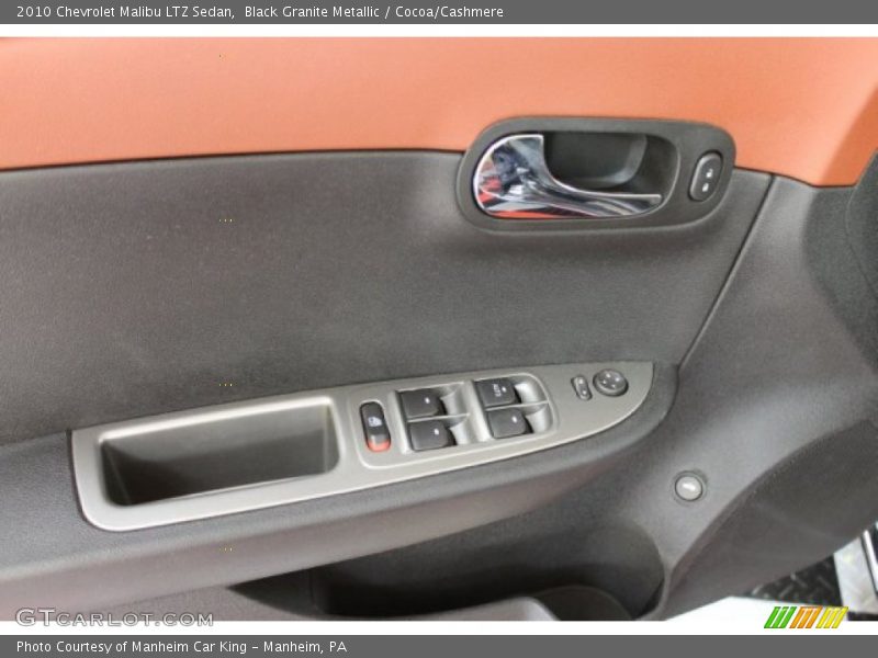 Black Granite Metallic / Cocoa/Cashmere 2010 Chevrolet Malibu LTZ Sedan