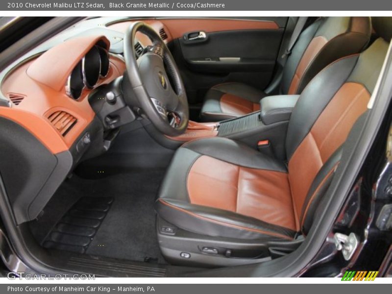 Black Granite Metallic / Cocoa/Cashmere 2010 Chevrolet Malibu LTZ Sedan