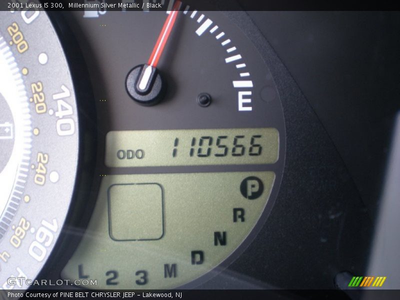 Millennium Silver Metallic / Black 2001 Lexus IS 300