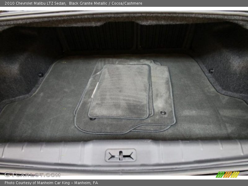 Black Granite Metallic / Cocoa/Cashmere 2010 Chevrolet Malibu LTZ Sedan