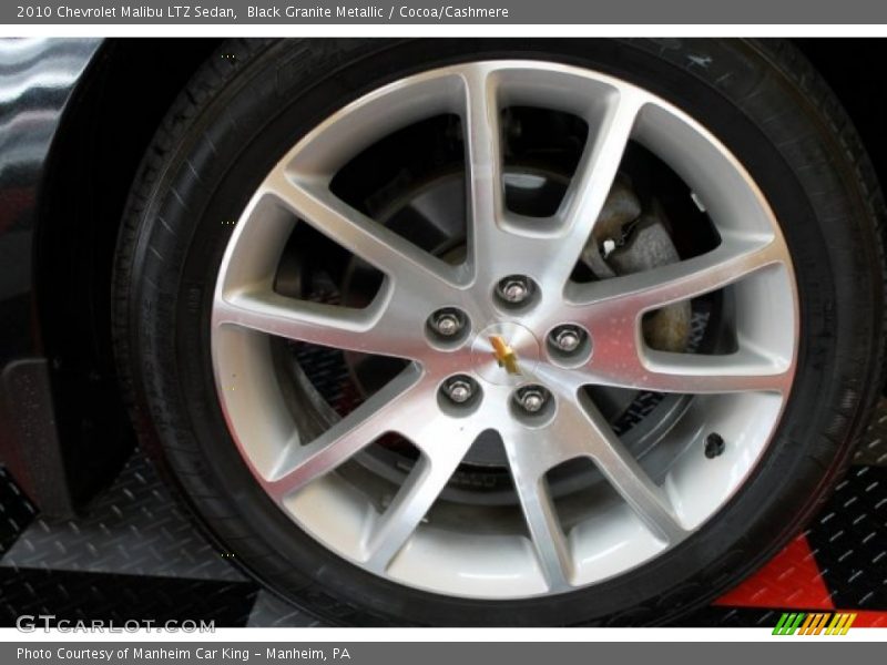 Black Granite Metallic / Cocoa/Cashmere 2010 Chevrolet Malibu LTZ Sedan
