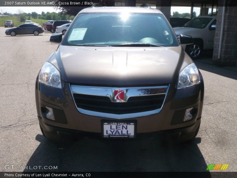 Cocoa Brown / Black 2007 Saturn Outlook XE AWD