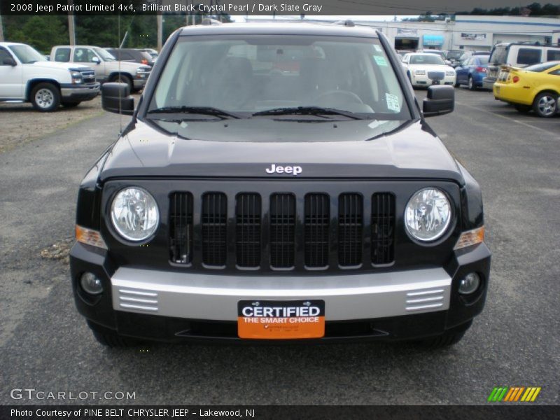 Brilliant Black Crystal Pearl / Dark Slate Gray 2008 Jeep Patriot Limited 4x4