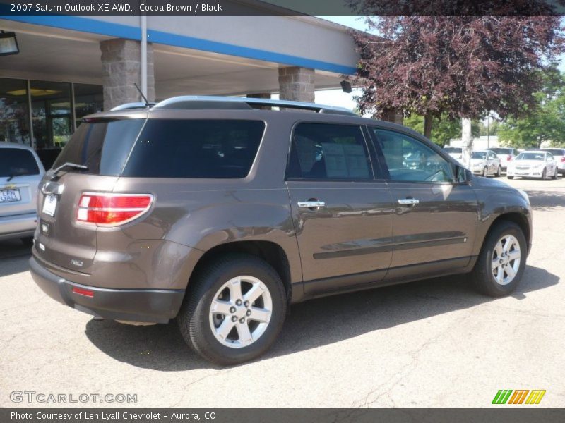Cocoa Brown / Black 2007 Saturn Outlook XE AWD