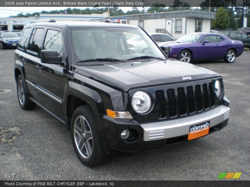 Brilliant Black Crystal Pearl / Dark Slate Gray 2008 Jeep Patriot Limited 4x4