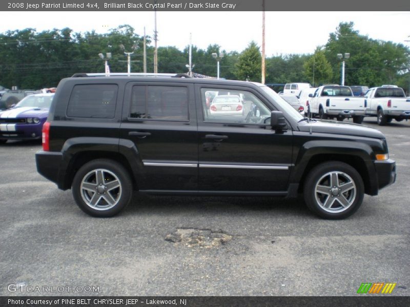 Brilliant Black Crystal Pearl / Dark Slate Gray 2008 Jeep Patriot Limited 4x4