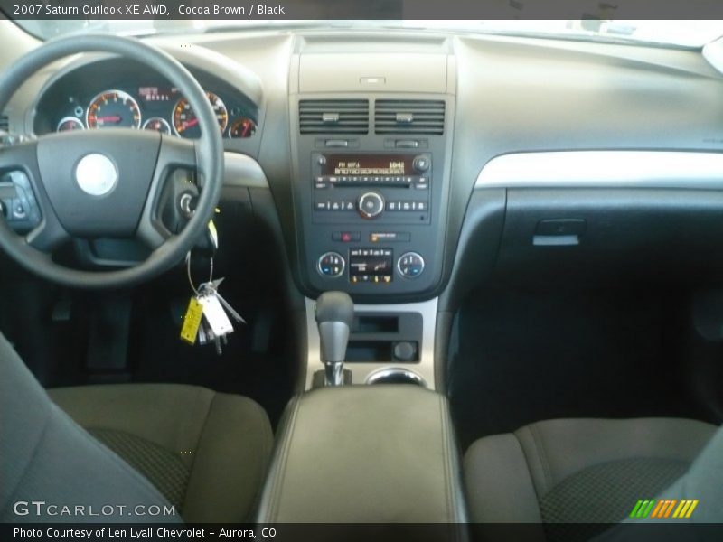 Cocoa Brown / Black 2007 Saturn Outlook XE AWD