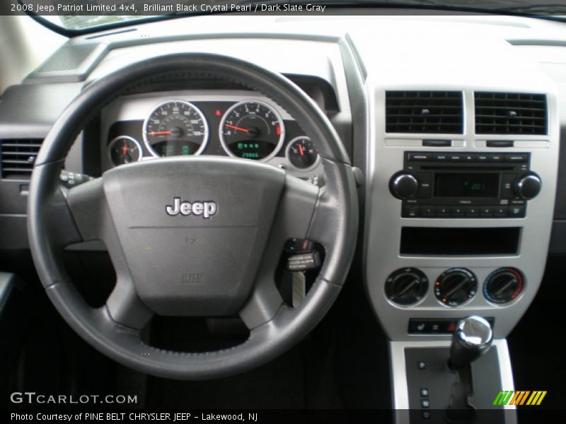 Brilliant Black Crystal Pearl / Dark Slate Gray 2008 Jeep Patriot Limited 4x4