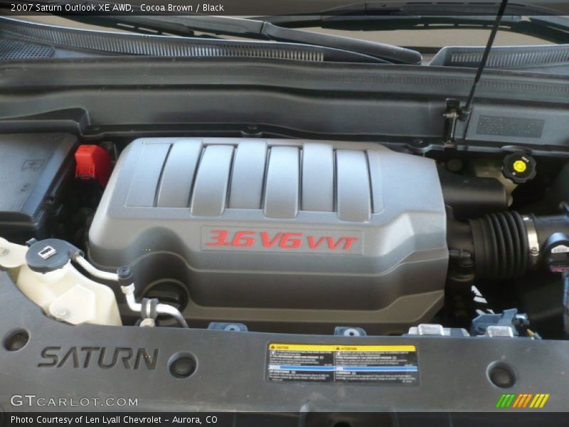  2007 Outlook XE AWD Engine - 3.6 Liter DOHC 24-Valve VVT V6