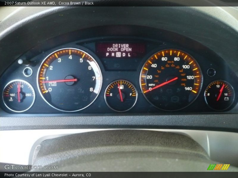  2007 Outlook XE AWD XE AWD Gauges