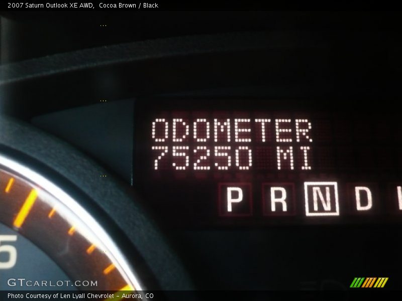 Cocoa Brown / Black 2007 Saturn Outlook XE AWD