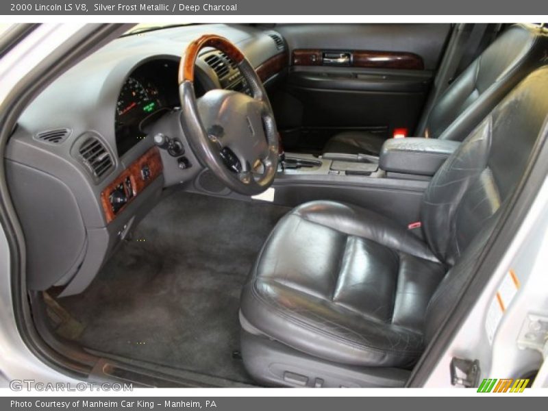 Silver Frost Metallic / Deep Charcoal 2000 Lincoln LS V8