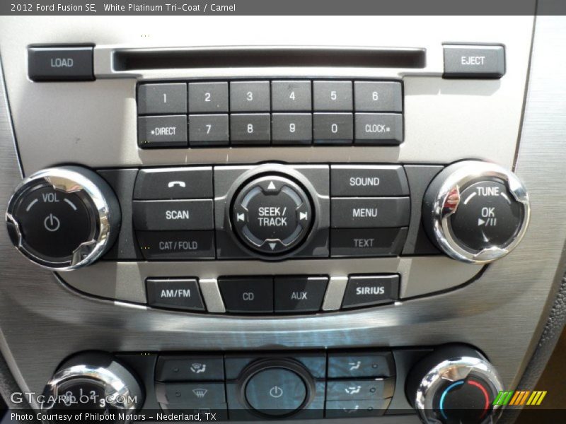 Controls of 2012 Fusion SE